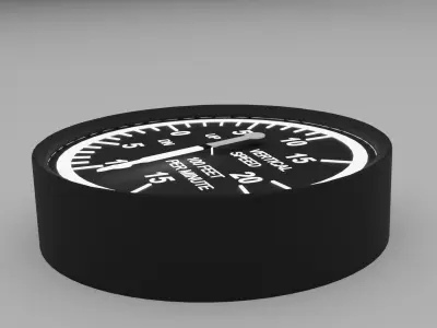 Vertical Speed Indicator 3D model