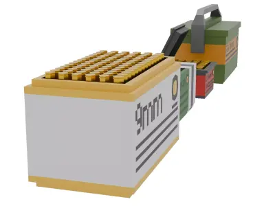 Crates Ammo Box 3D model