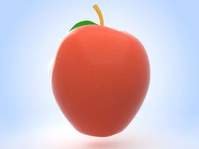 Apple 3D model
