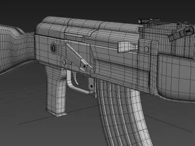 Ak 47 3D model