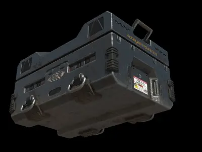 Crate ammo box in apocalypse 3D model