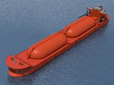 LPG carrier 3D model