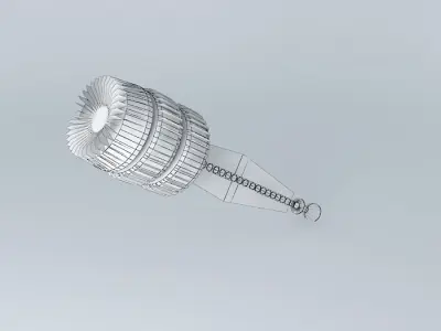 Interstellar colonial vessel Free 3D model