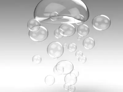 Bubbles 3D model