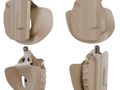 Safariland 7378 7TS Holster PBR 3D model