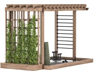 Garden Gym Design 3D model