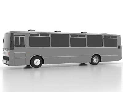 Karosa B731 Low Low-poly 3D model