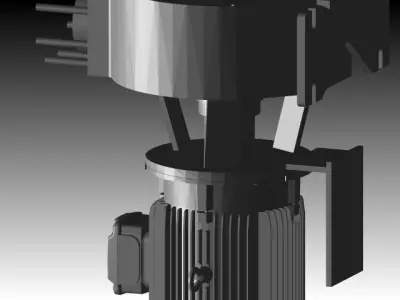 Pump centrifugal Free 3D model