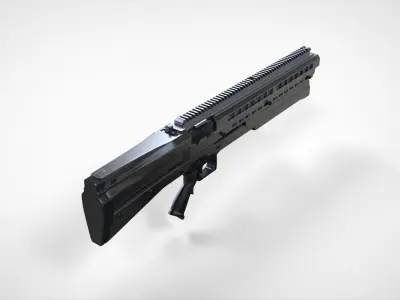 UTS 15 Shotgun - High Poly 3D model