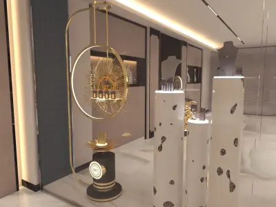GOLD STORE 3D model