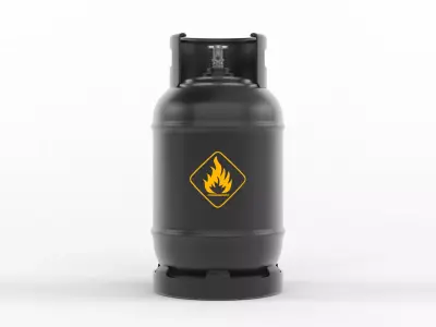 Gas Cylinder 3D model shop