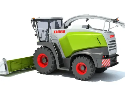 Claas Corn Combine 3D model
