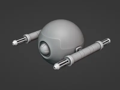 HardSurface - Sci-Fi Drone 3D model