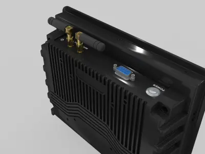 Industrial Touch Screen 3D model