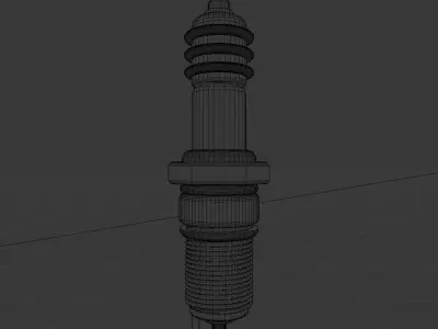 Spark Plug Free 3D model by matigf92