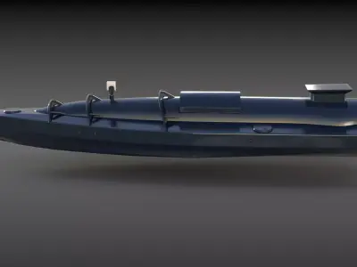 Ukraine USV Drone Low-poly 3D model