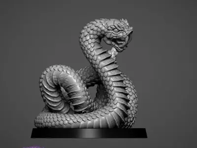 Giant Snake 3D print model