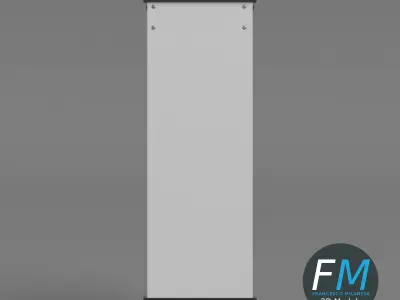 Airport metal detector 3D model