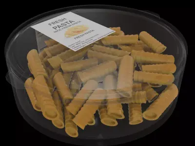 Fresh Pasta Low-poly 3D model