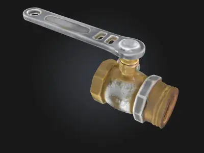 Bronze Faucet Classic Elegance  3D model