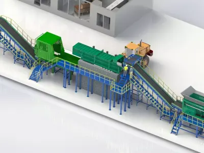 Fuel Handling System Plant 3D model