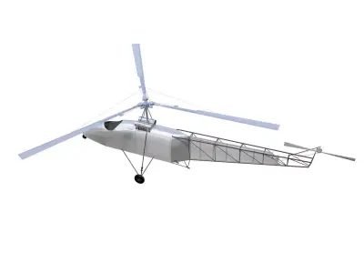 Vought Sikorsky VS300 3D model