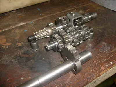 Gearbox Jawa 50 23 motorcycle 3D model