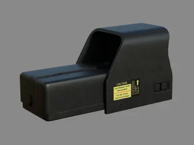 Weapon - Scope - 03 - HoloSight Low-poly 3D model