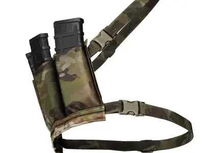 Ten-Speed 6-Pack Bandolier Low-poly 3D model