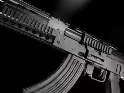 AKM 3D model Unity Low-poly 3D model