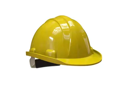 Worker Helmet Low-poly 3D model
