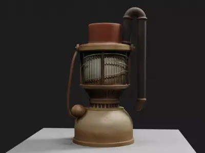 Vintage Lamp 3D model
