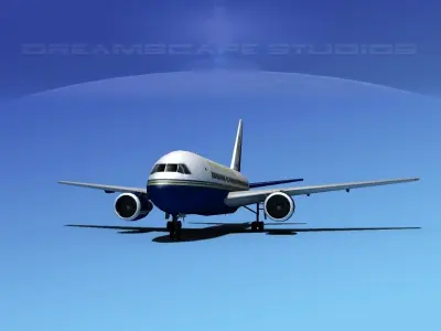 Boeing 767-100 Air Charter Intl 3D model