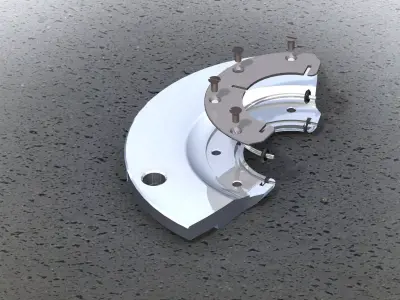 Upgrading centralizer of Arol capping machine Free 3D model