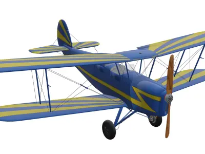 Stampe SV4 Low-poly 3D model