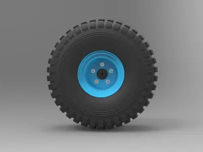 Offroad wheel 18 3D model