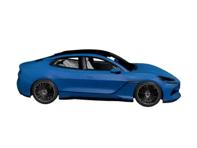 BYD Denza Z9 GT 2026 High-End Electric Performance SUV 3D model