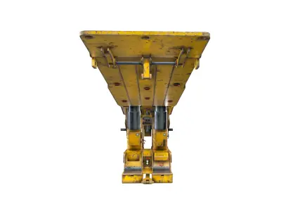 Longwall Mining Roof Support Low-poly 3D model