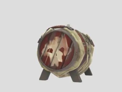 Sea of Thieves Stronghold Gunpowder Keg 3D model