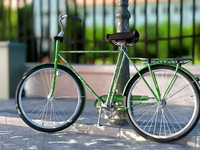 City bike 3D model get