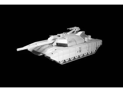 3d tank Free 3D model