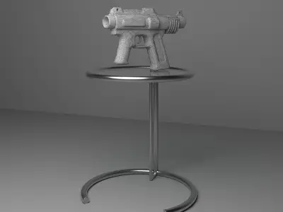 Guns collection Low-poly 3D model