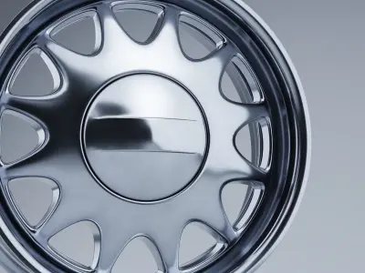 1932 Dodge Brothers Sedan Wheels Low-poly 3D model