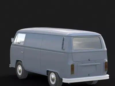 VW T2 Van 3D model