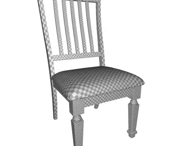 Tomas Dining Chair 3D model