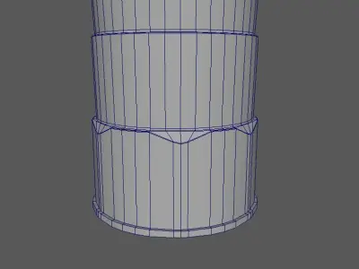 Traffic Road Barrel Free 3D model