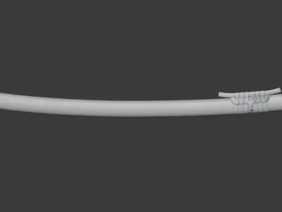 Katana With 4k Textures 3D model