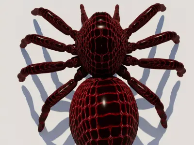 imazing spider Low-poly 3D model