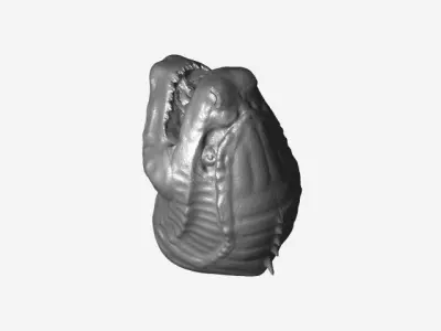 Godzilla Head Free 3D model