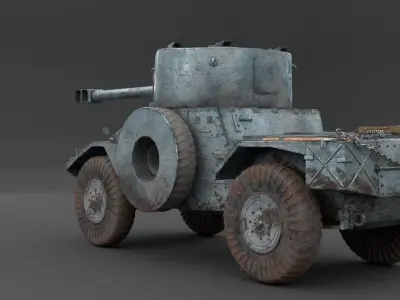 PANHARD AMD 178B  Low-poly 3D model
